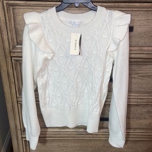 Ever eve design history white sweater